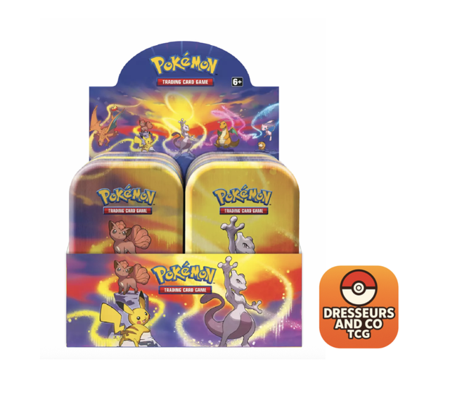 Display de mini tin  pouvoir de kanto