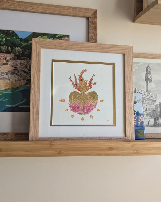 Ex-voto Toussaint avec cadre