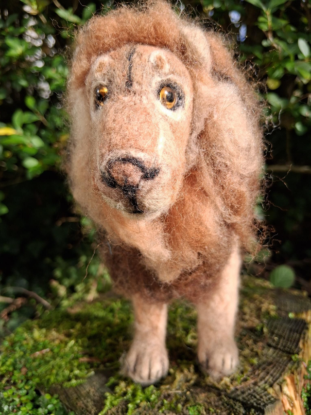 Needle Felt Lion