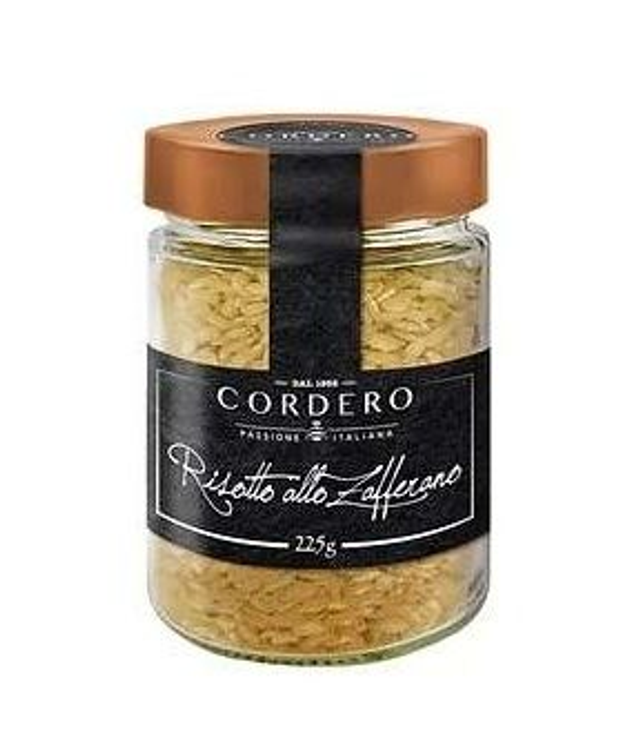 Riso Cordero - Barattolo Risotto Zafferano 225g