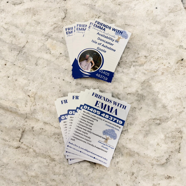 10000 double sided A5 flyers