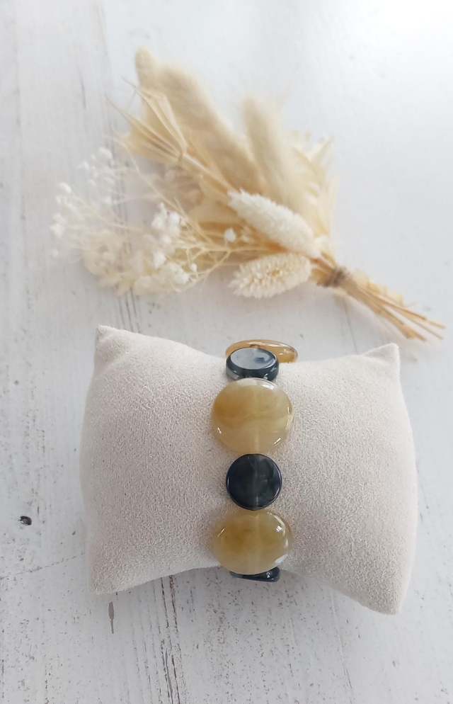 Bracelet Marcelin Beige et gris 