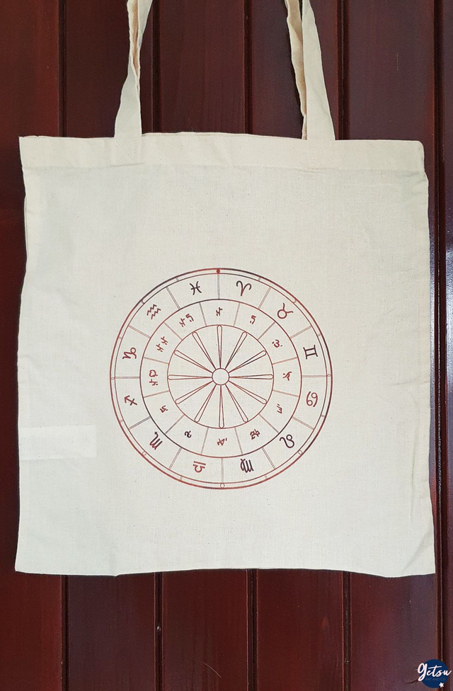 Totebag roue des signes