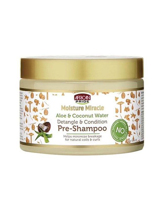 African Pride Moisture Miracle Pre-Shampoo 12oz African Pride Moisture Miracle Pre-Shampoo 12oz