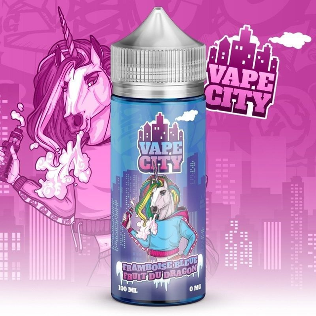 FRAMBOISE BLEUE FRUIT DU DRAGON VAPE CITY 50ML/100ML