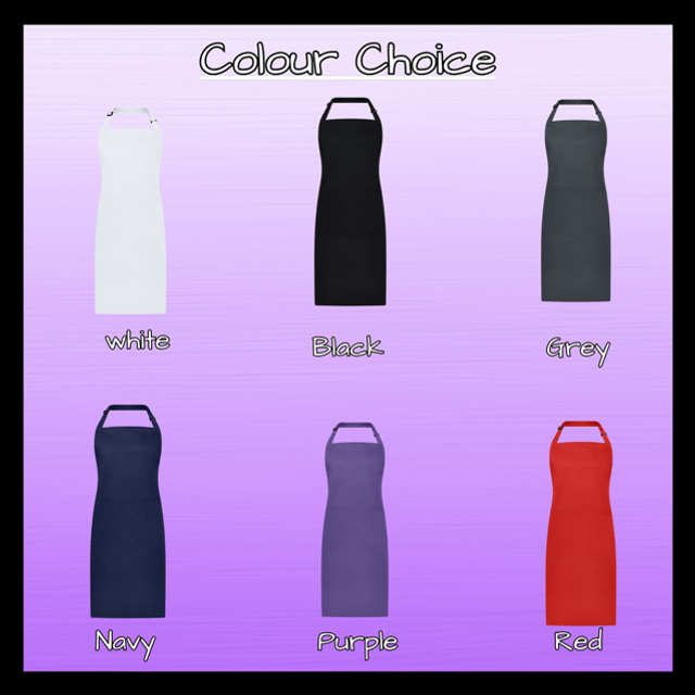 Custom printed Apron