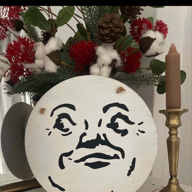 Διακοσμητικό κάδρο με μορφή φεγγαριού 