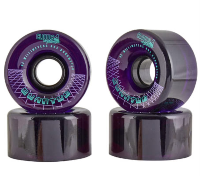 Clouds Urethane Quantum Outdoor Roller Skate Wheels 4-Pack