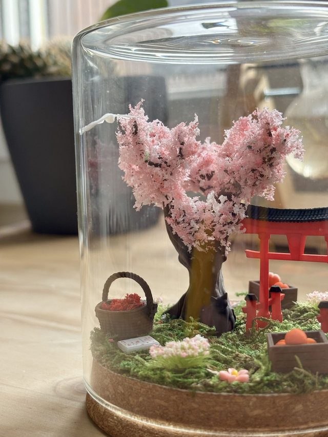 🌸 Terrarium verre - Édition Japon