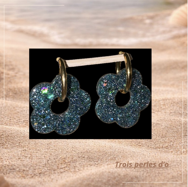 Boucles d’oreilles fleurs Paloma 