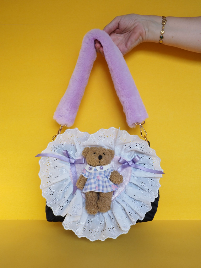 Primrose Teddy Mini Sweetheart Handbag