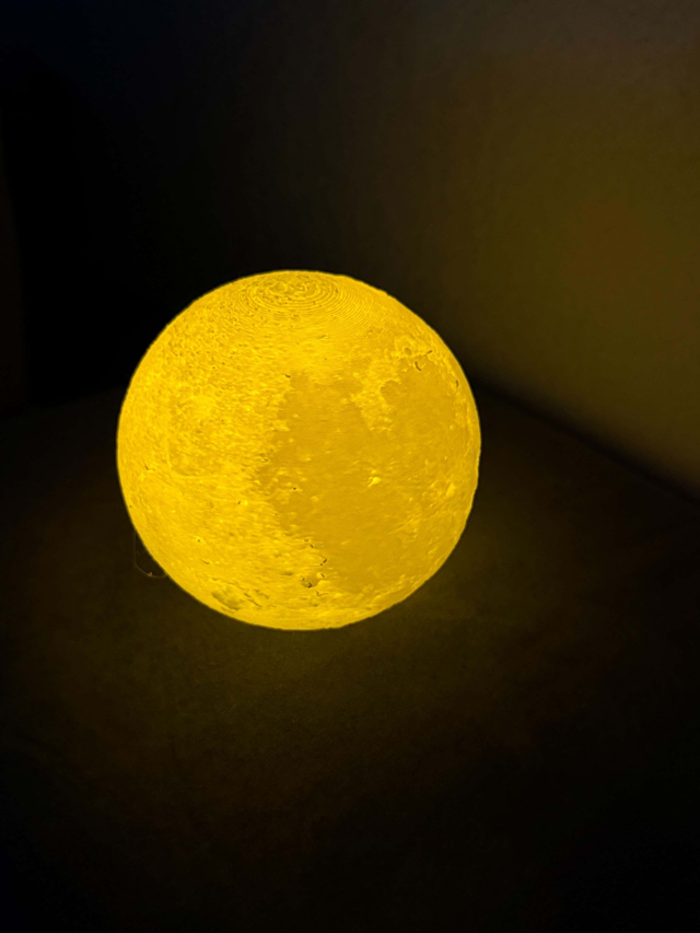 Lune lumineuse décorative