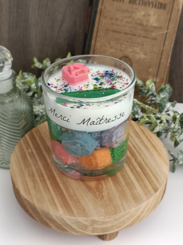 Bougie "Merci Maîtresse" 