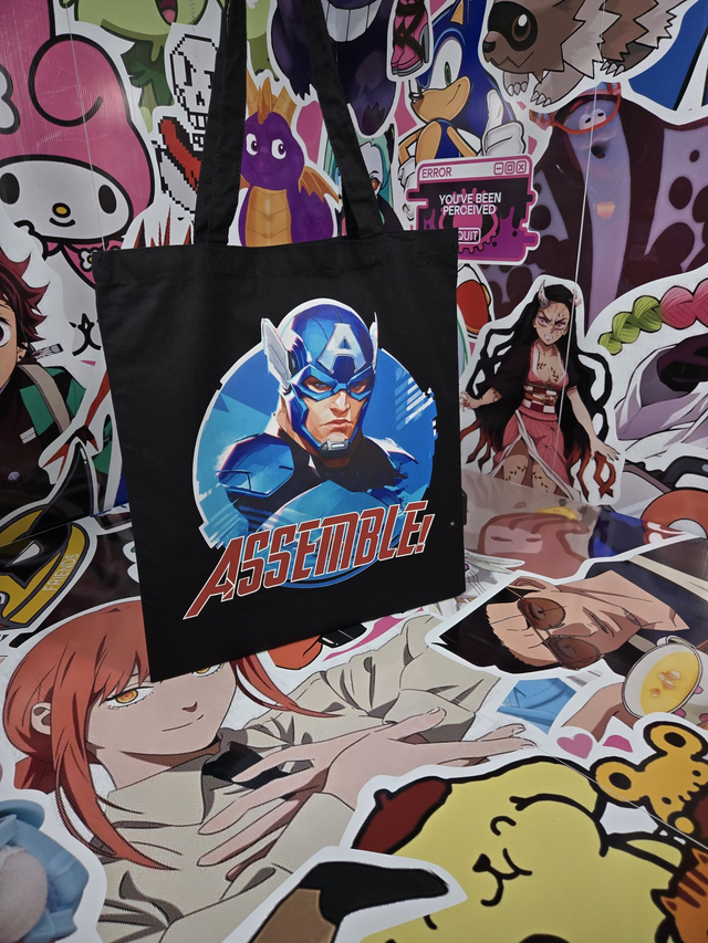 Captain America Tote Bag