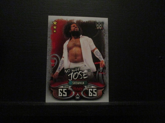 No Way Jose - Raw Slam Attax Live Original Trading Card #128