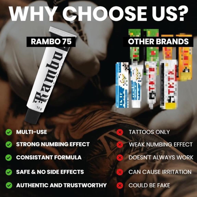 Rambo Numbing Cream 10ml