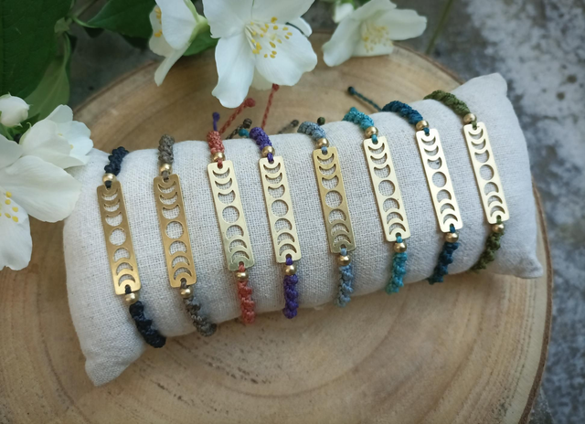 Bracelet « Cycle lunaire » ~ Coloris au choix