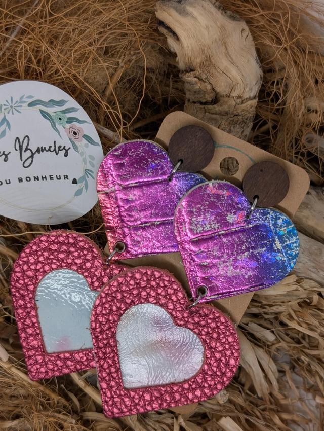 Boucles d&#039;oreilles Marie Laure ml001 rose