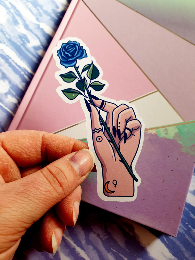 Midnight Rose Single Stickers
