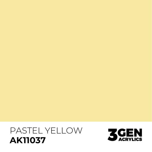 3rd Gen. Acrylics 37 Pastel Yellow
