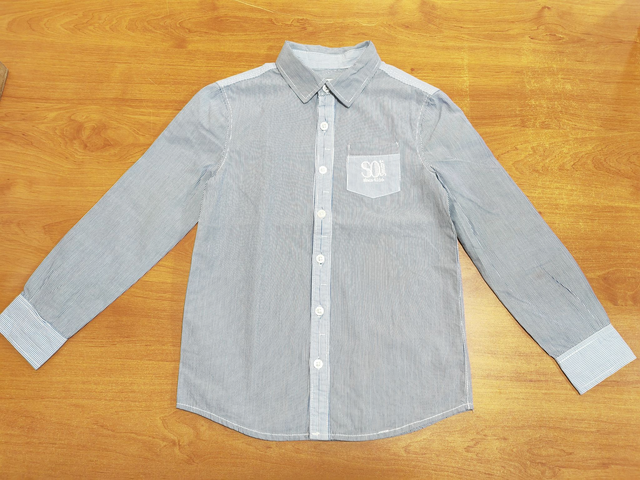 Chemise rayée 8 ans