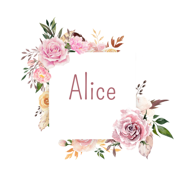 Lot de stickers papier &quot;Alice&quot; - Personnalisable
