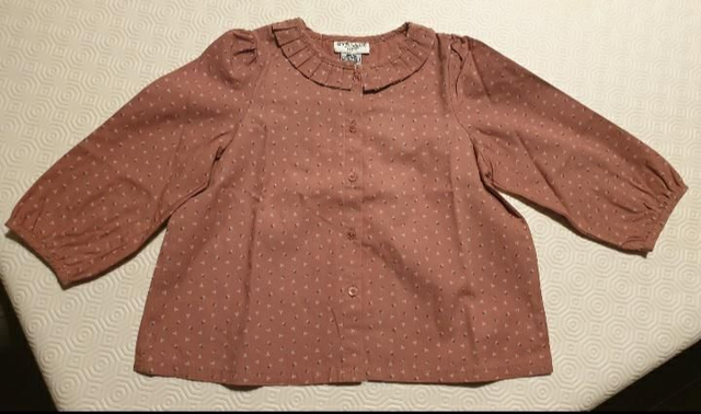 Blouse à col Cyrillus 18 mois