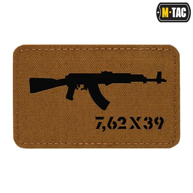 M-Tac Patch AKM 7,62x39 Laser Cut Coyote/Black