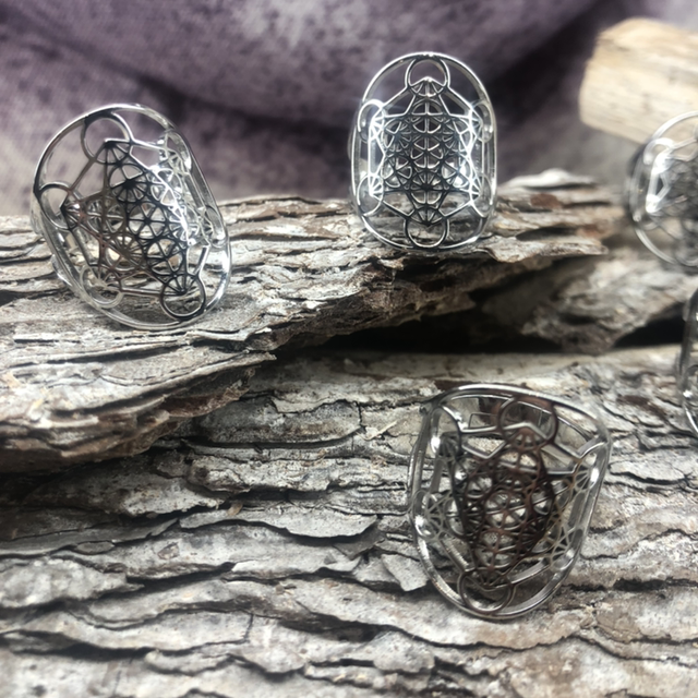 Bague Cube de Métatron 