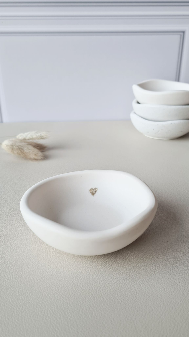 Coupelle Ondine blanc cassé