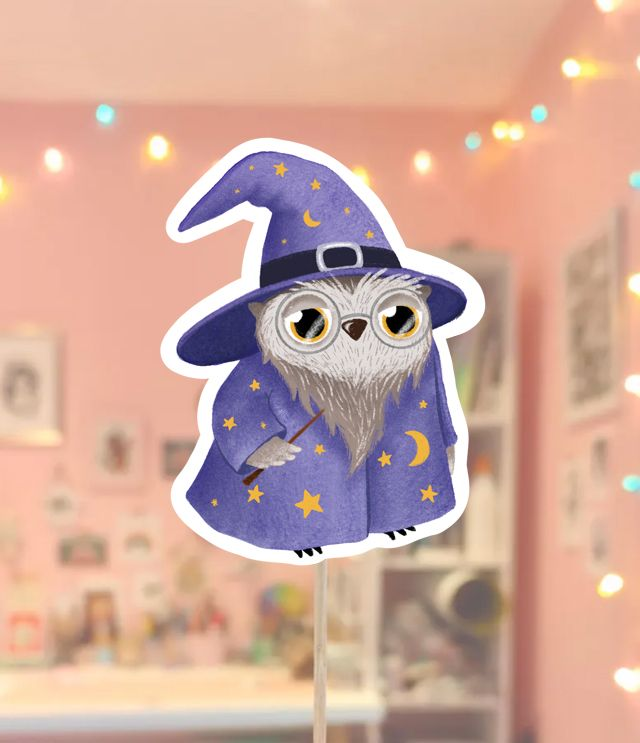 Sticker « Merlin Hibou »