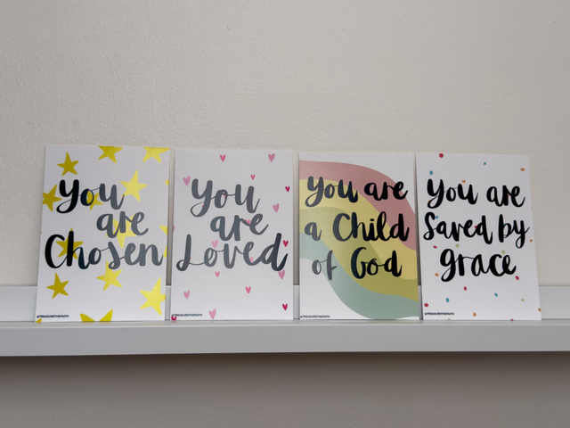 You are... Postcard pack of 4