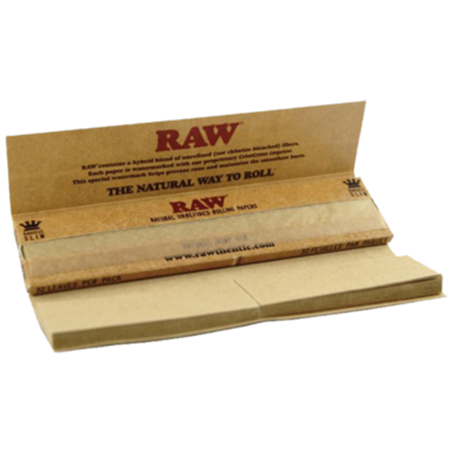 RAW Classic Connoisseur King Size Slim Rolling Papers &amp; Tips 18+ only