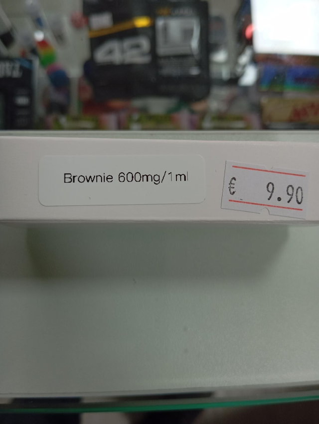 Cartucho Brownie rosca 510 600mg/1ml