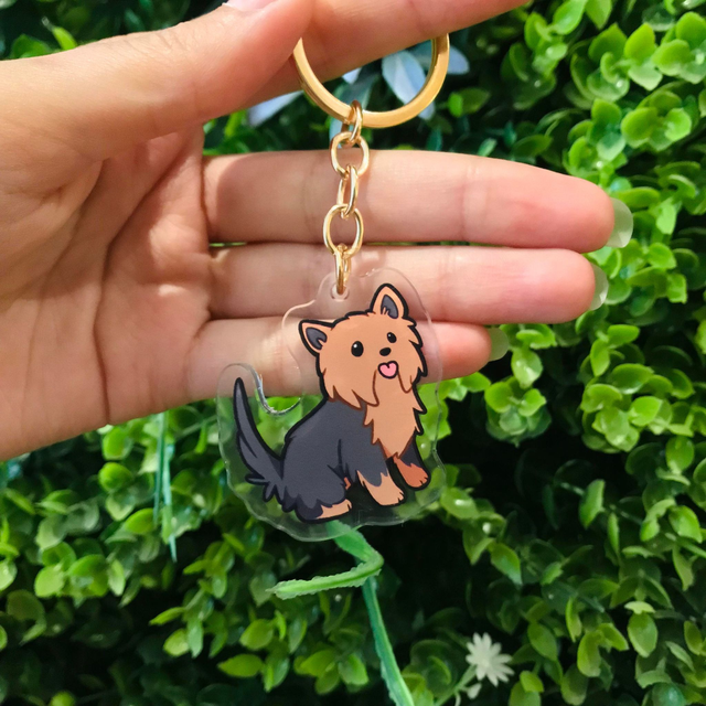 Yorkshire terrier keyring