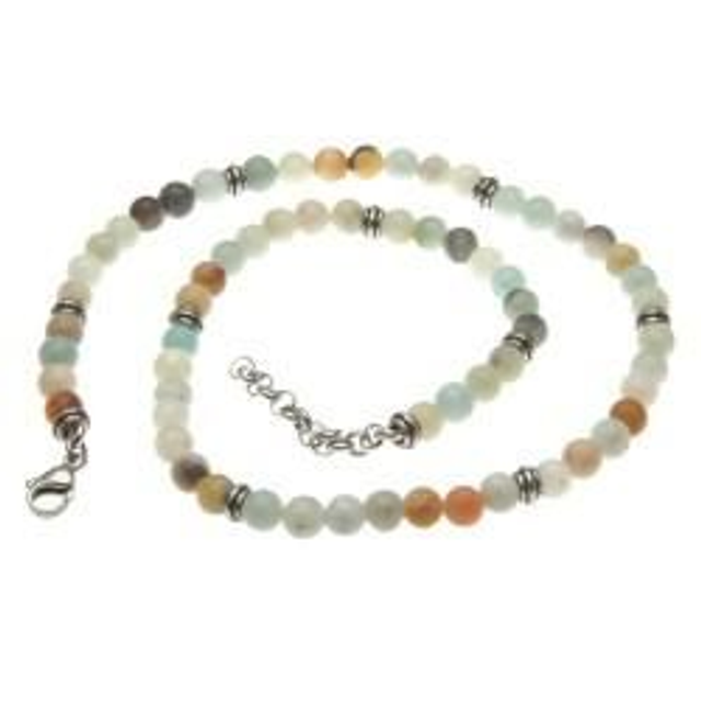 Collane uomo con pietre naturali bijoux e inserti in acciaio 