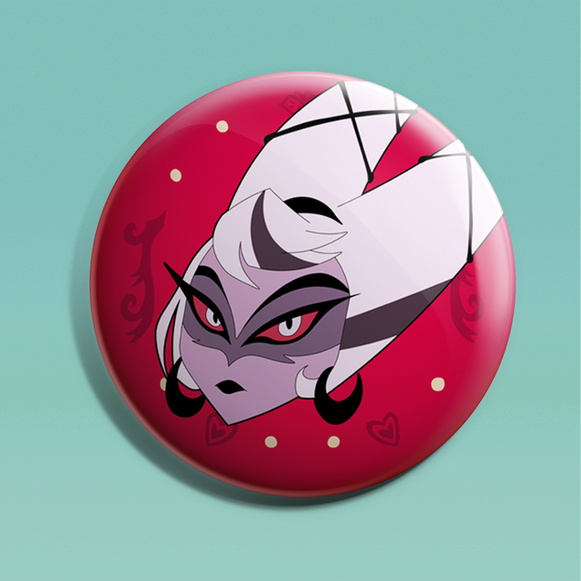 Hazbin Hotel Carmilla Badge