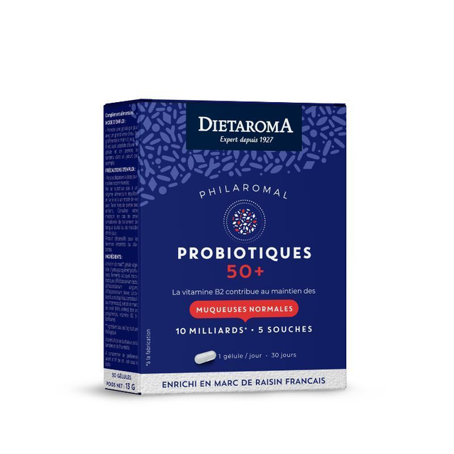 Philaromal Probiotiques 50+ Dietaroma | Flore Intestinale Senior