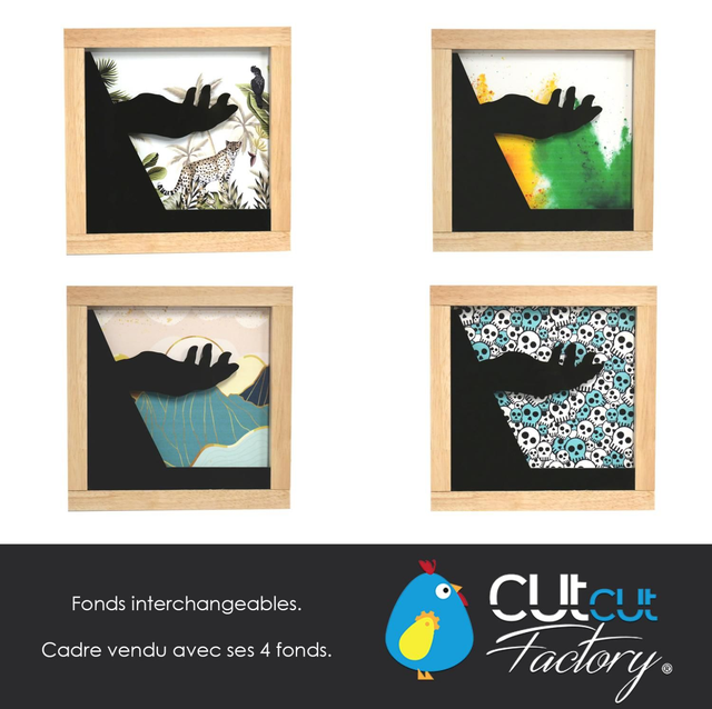 Cadre LH² Main Niemeyer + 4 fonds