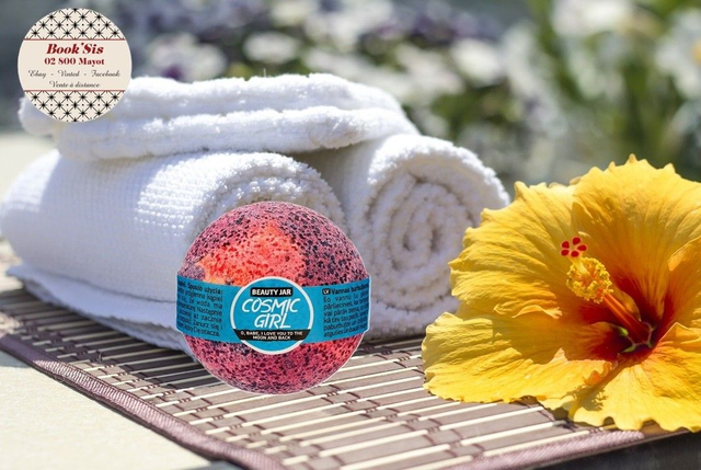 Bombe de bain 150 gr " Cosmic girl ( Cerise ) "