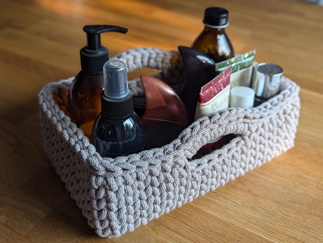 Made To Order Rectangle Crochet Basket