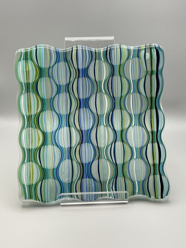 Green and Blue Optic Platter