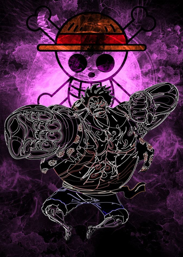 Poster Luffy Gear Four