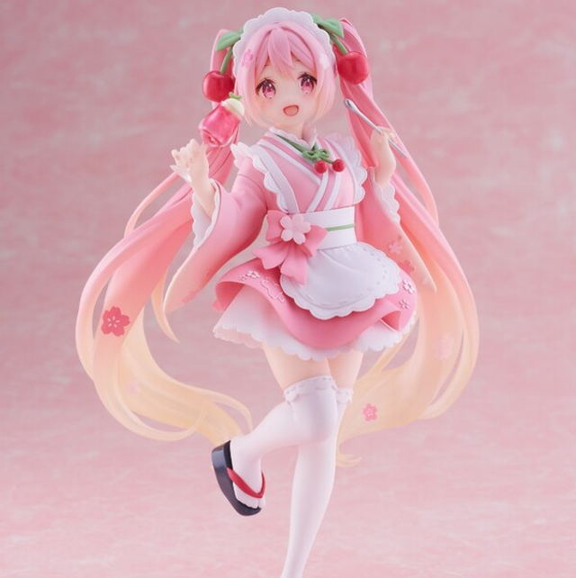 Figurine Hatsune Miku Coreful Figure Sakura Miku Wafuu Kissa