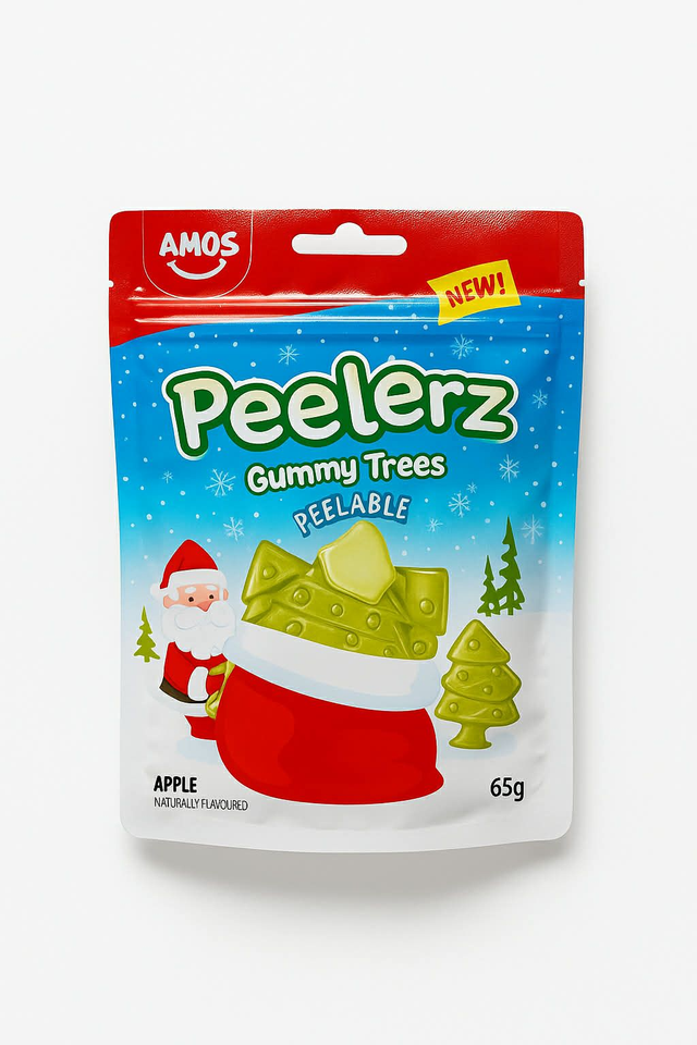 Amos Peelerz Gummy Christmas Trees 65g