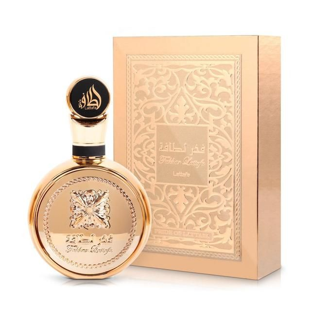Lattafa Fakhar Gold Extrait Eau De Perfume Spray For Unisex 3.4 Ounce