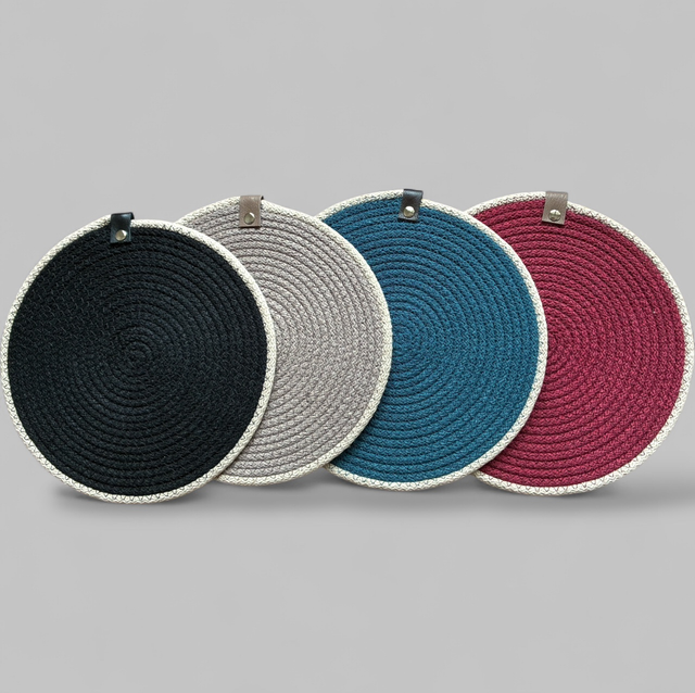 Dessous de plat 25 cm bi-color à l'unité 