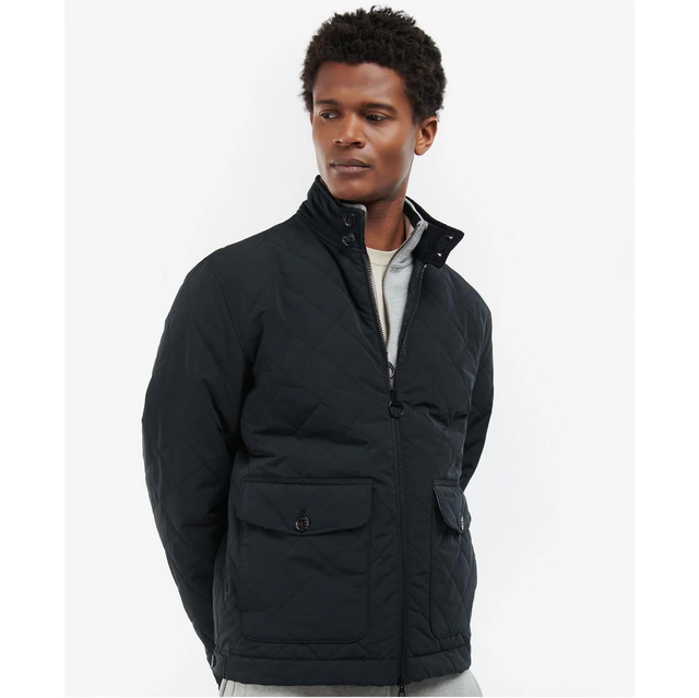 Barbour Hitchen Quilted Jacket Black