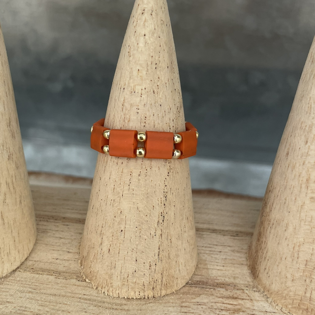 Bague Ton orange 