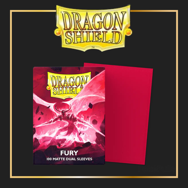 Dragon Shield: Matte Dual Sleeves - Standard Size - Fury (100)